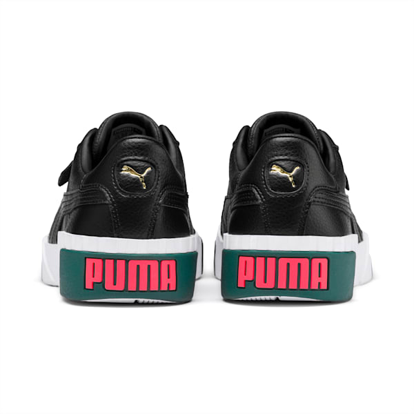 Cali Women's Sneakers, Puma Black-Teal Green