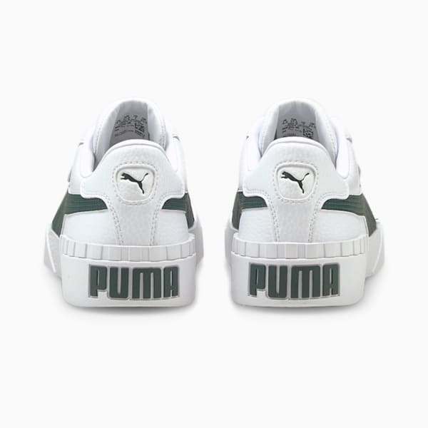 Cali Women's Sneakers, Puma White-Green Gables, extralarge