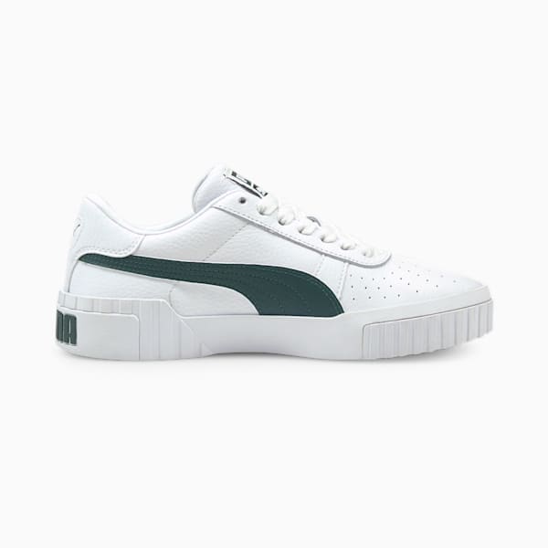 Cali Women's Sneakers, Puma White-Green Gables, extralarge