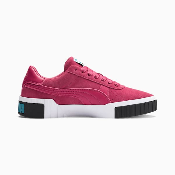 Cali Suede Women's Sneakers, Fuchsia Purple-Fuchsia Purple, extralarge