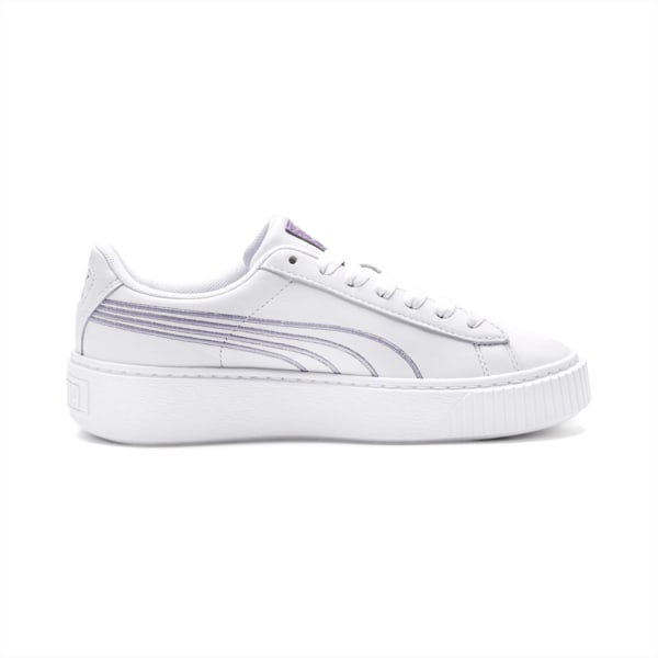 Basket Platform Twilight Women’s Sneakers, Puma White-Sweet Lavender, extralarge