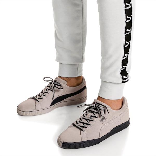Suede Classic “Other Side” Sneakers, Glacier Gray-Puma Black, extralarge