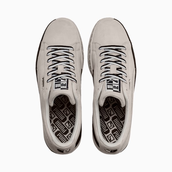 Suede Classic “Other Side” Sneakers, Glacier Gray-Puma Black, extralarge