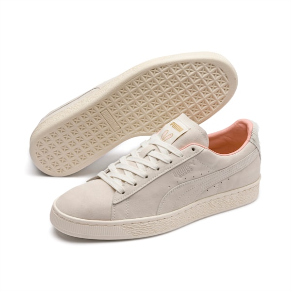 Suede Classic Easter Sneakers, Whisper White-Whisper White, extralarge
