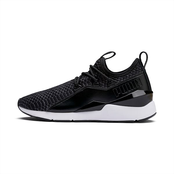 Muse 2 Reptile Trailblazer Women’s Sneakers, Puma Black, extralarge