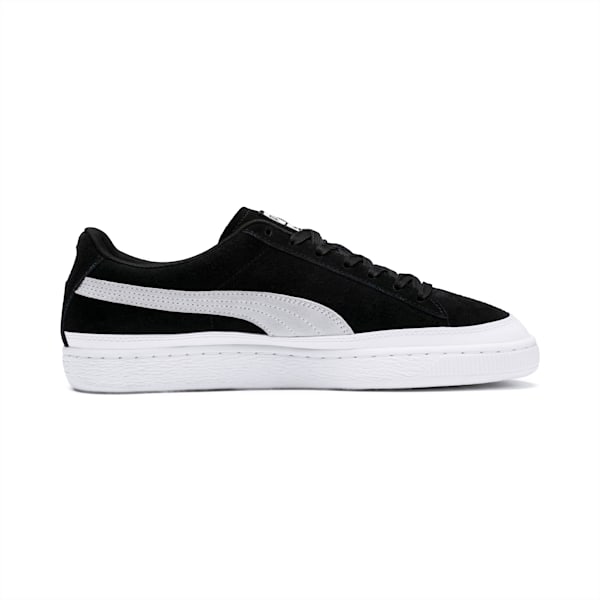 Suede Skate Sneakers, Puma Black-Puma White, extralarge