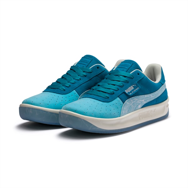 California Pool Sneakers, Blue Atoll-Caribbean Sea-Whisper White, extralarge
