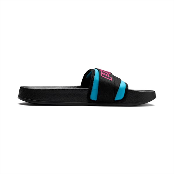 Leadcat Trailblazer Women’s Slides, Puma Black-Fuchsia Purple, extralarge