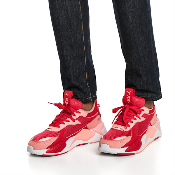 RS-X TOYS Unisex Sneakers, Bright Peach-High Risk Red