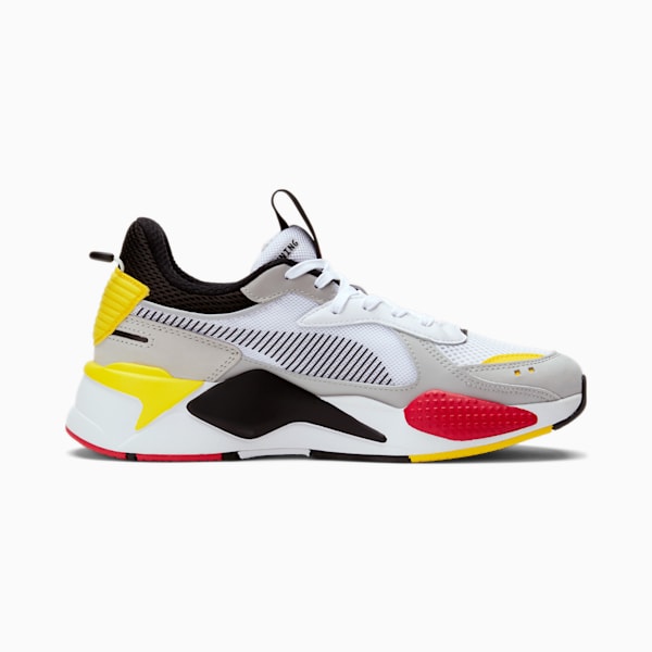 RS-X Toys Men's Sneakers, Puma White-Puma Black-Cyber Yellow, extralarge