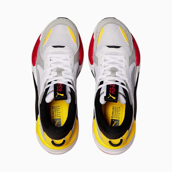 RS-X Toys Men's Sneakers, Puma White-Puma Black-Cyber Yellow, extralarge