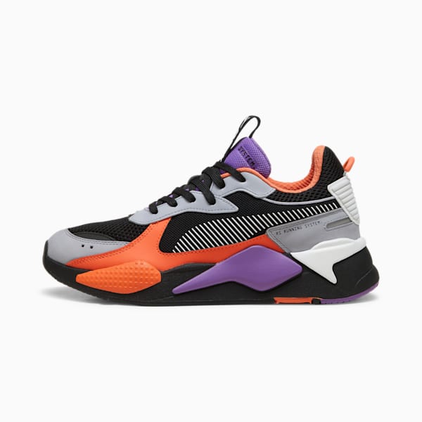 Tenis RS-X Toys, PUMA Black-Gray Fog-Hot Heat, extralarge