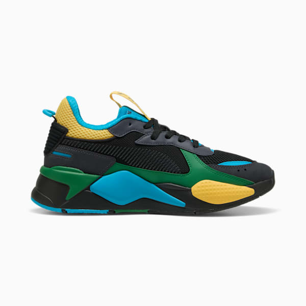 RS-X Toys Men's Sneakers, PUMA Black-Archive Green, extralarge