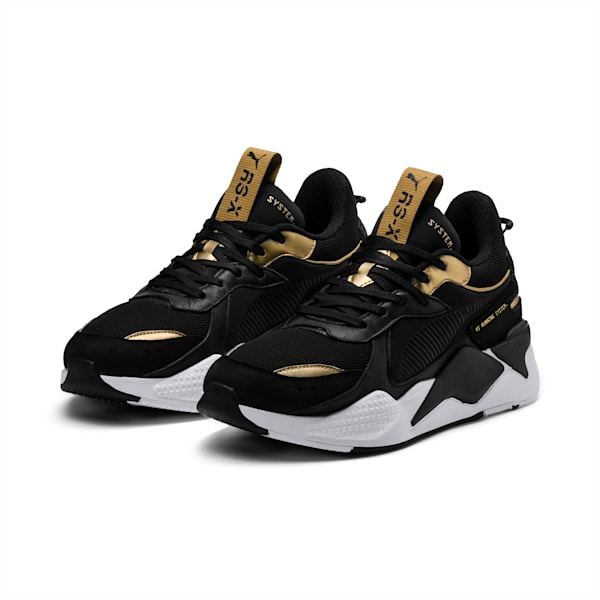 【楽天限定カラー】ウィメンズ RS-X TROPHY スニーカー, Puma Black-Puma Team Gold, extralarge-JPN