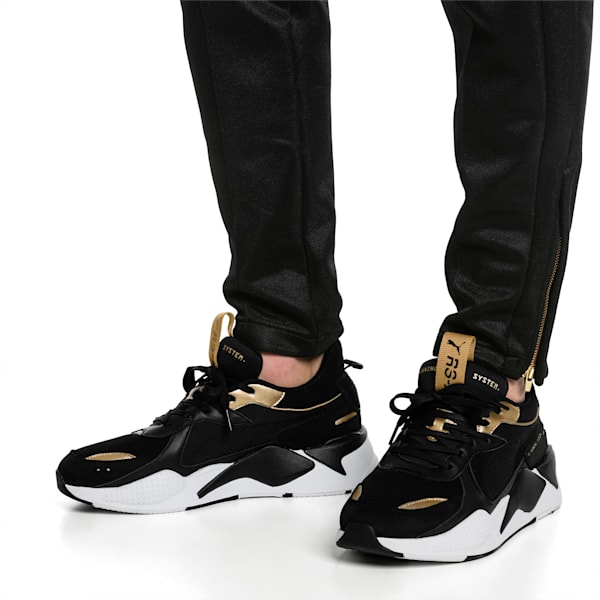 【楽天限定カラー】ウィメンズ RS-X TROPHY スニーカー, Puma Black-Puma Team Gold, extralarge-JPN