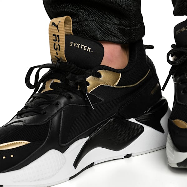 【楽天限定カラー】ウィメンズ RS-X TROPHY スニーカー, Puma Black-Puma Team Gold, extralarge-JPN