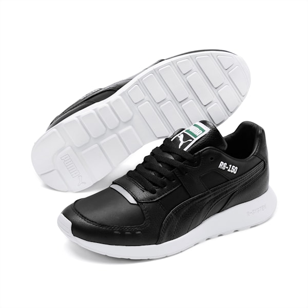 RS-150 Women’s Sneakers, Puma Black-Puma Black, extralarge