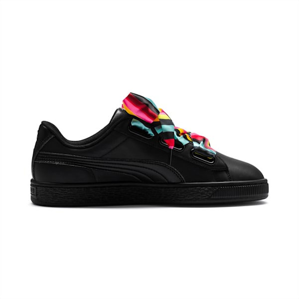 Puma heart basket black hotsell