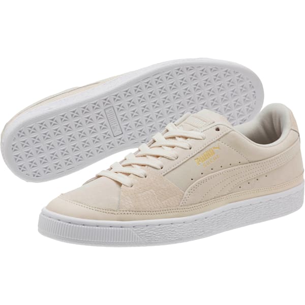 Suede Skate Premium Sneakers, Whisper White-Puma White, extralarge