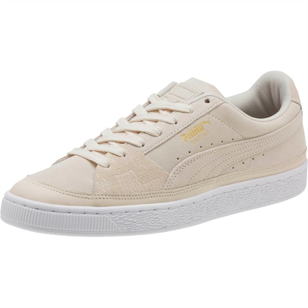 Suede Skate Premium Sneakers, Whisper White-Puma White, extralarge