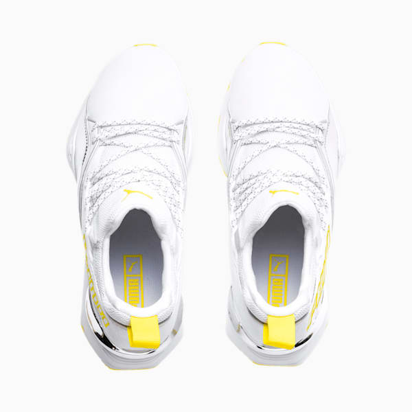 Muse Maia Trailblazer Metallic Women’s Sneakers, Puma White-Blazing Yellow, extralarge