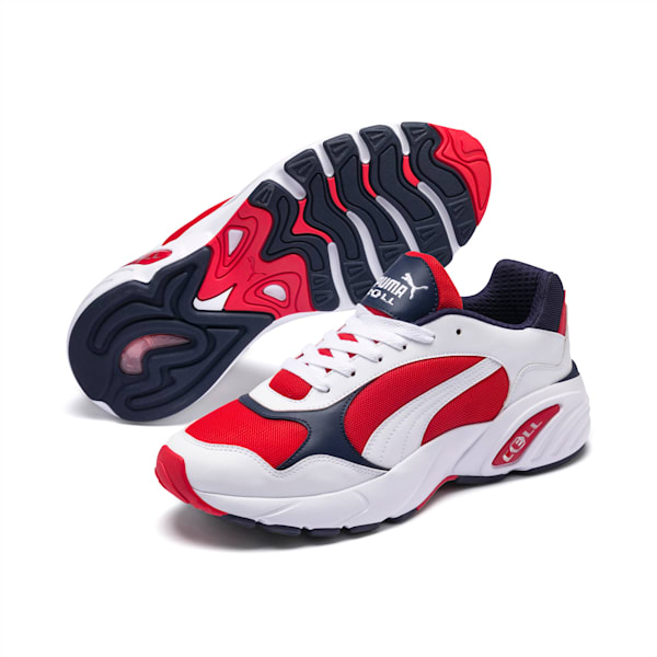 CELL Viper Sneakers, Puma White-High Risk Red, extralarge