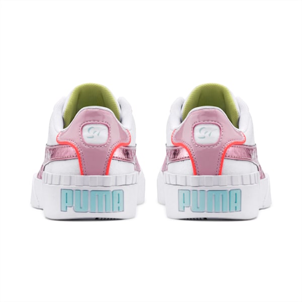 PUMA x SOPHIA WEBSTER Cali Women’s Sneakers, Puma White-Pale Pink, extralarge