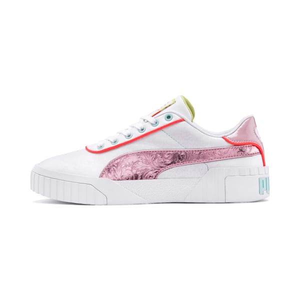 PUMA x SOPHIA WEBSTER Cali Women’s Sneakers, Puma White-Pale Pink, extralarge