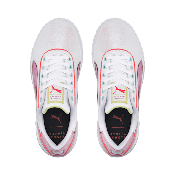 PUMA x SOPHIA WEBSTER Cali Women’s Sneakers, Puma White-Pale Pink, extralarge