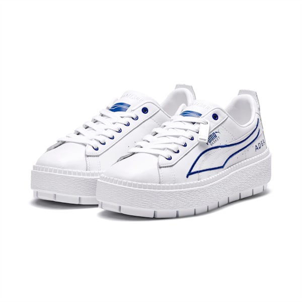 PUMA x ADER ERROR Platform Trace Women’s Sneakers, Puma White-Surf The Web, extralarge