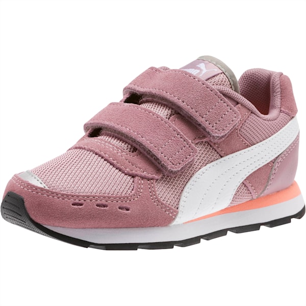 Vista Little Kids' Shoes, Elderberry-Puma White, extralarge