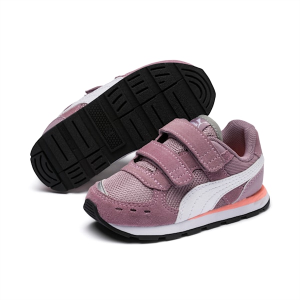 Vista Toddler Shoes, Elderberry-Puma White, extralarge
