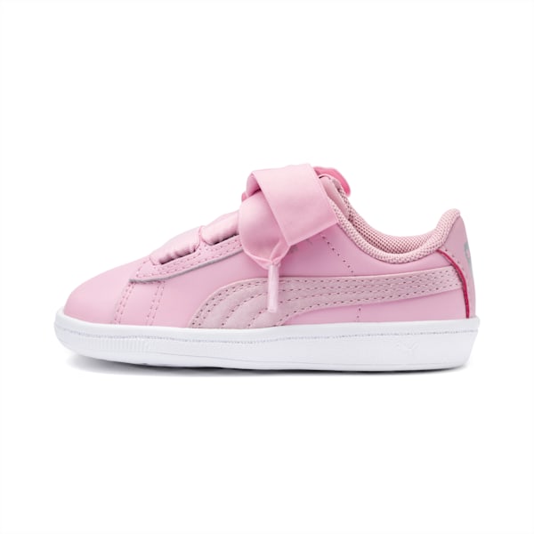 PUMA Vikky Ribbon Satin AC Little Kids' Shoes, Pale Pink-Pale Pink, extralarge