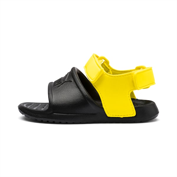 Divecat v2 Injex Kids’ Sandals, Puma Black-Blazing Yellow, extralarge-IND