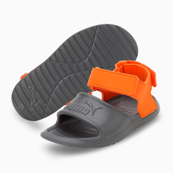 Divecat v2 Injex Kids’ Sandals, Cool Dark Gray-Rickie Orange, extralarge-IND