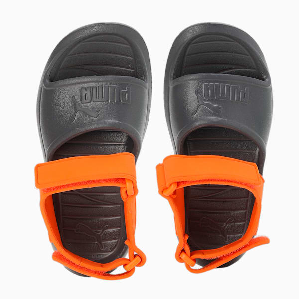 Divecat v2 Injex Kids’ Sandals, Cool Dark Gray-Rickie Orange, extralarge-IND