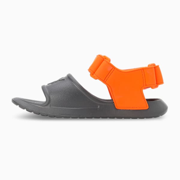 Divecat v2 Injex Kids’ Sandals, Cool Dark Gray-Rickie Orange, extralarge-IND