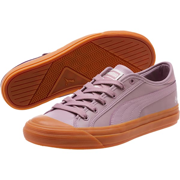 Capri Metallic Women’s Sneakers, Elderberry, extralarge