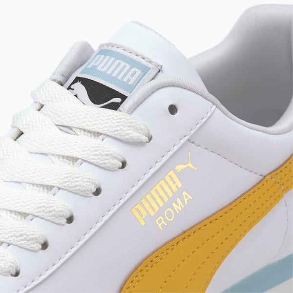 Roma Basic+ Sneakers, Puma White-Golden Rod, extralarge