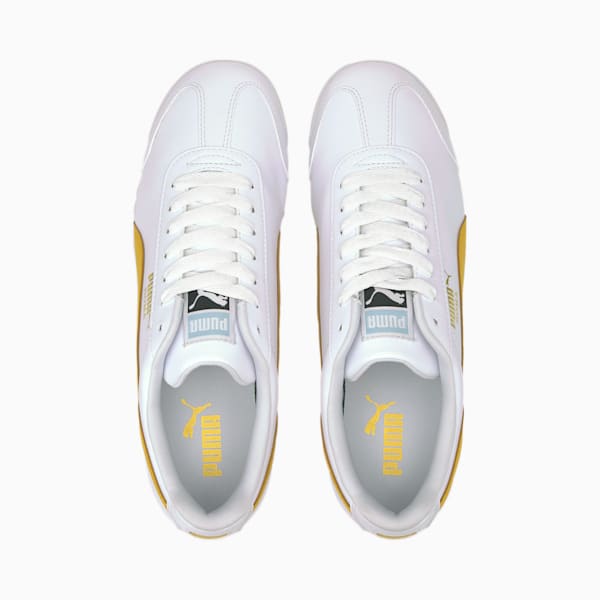 Roma Basic+ Sneakers, Puma White-Golden Rod