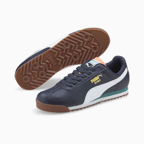 Tenis Roma Basic+, Parisian Night-Puma White-Gum, extralarge