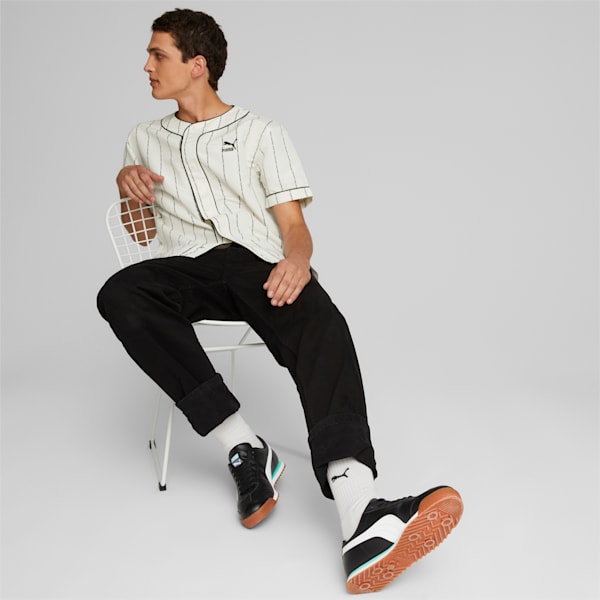 Tenis Roma Basic+, PUMA Black-PUMA White-Mint, extralarge