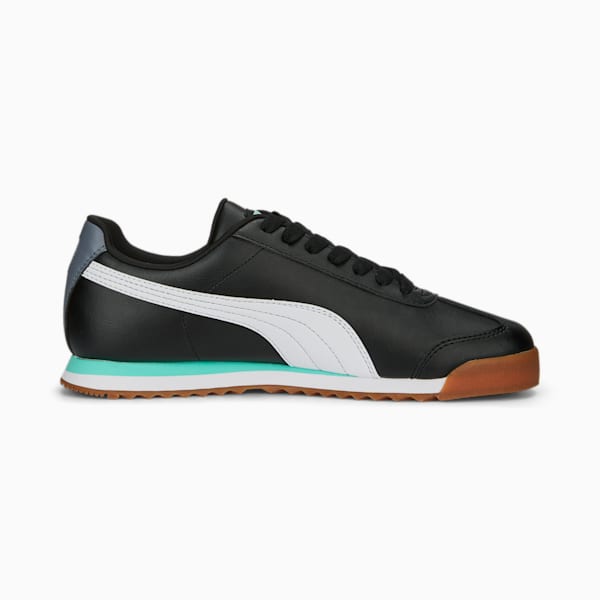 Tenis Roma Basic+, PUMA Black-PUMA White-Mint, extralarge