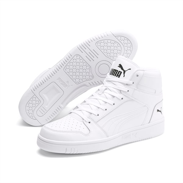 PUMA Rebound LayUp Sneakers, Puma White-Puma Black, extralarge