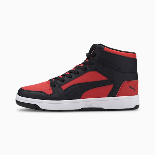 PUMA Rebound LayUp Sneakers, High Risk Red-Puma Black-Puma White, extralarge