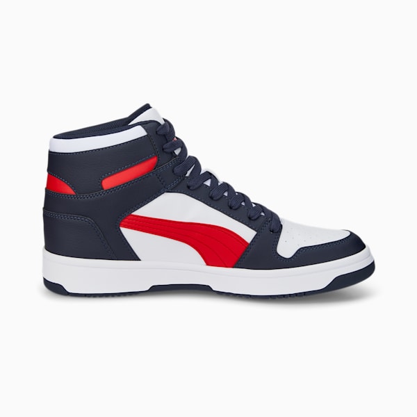 PUMA Rebound LayUp Sneakers, Parisian Night-High Risk Red-Puma White, extralarge