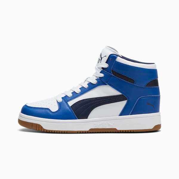Sneakers PUMA Rebound LayUp, PUMA White-Cobalt Glaze-Club Navy, extralarge