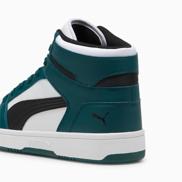 PUMA Rebound LayUp Sneakers, Dark Myrtle-PUMA Black-PUMA White, extralarge