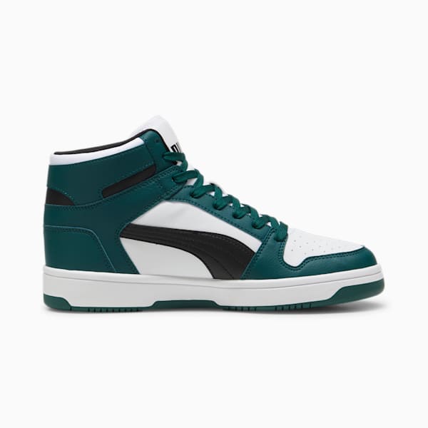 PUMA Rebound LayUp Sneakers, Dark Myrtle-PUMA Black-PUMA White, extralarge