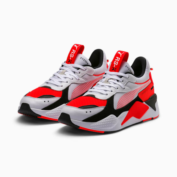 RS-X Reinvention Unisex Sneakers, Puma White-Red Blast, extralarge-IND